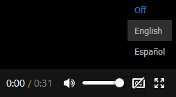 Step 2 of how to enable captions in Firefox